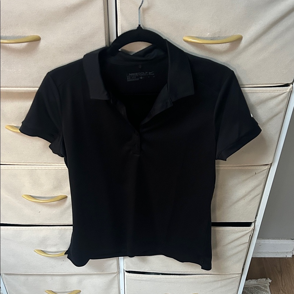 Women's Nike Black Polo